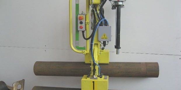 magnet end-effector for handling iron tubes magnet end-effector for handling iron tubes