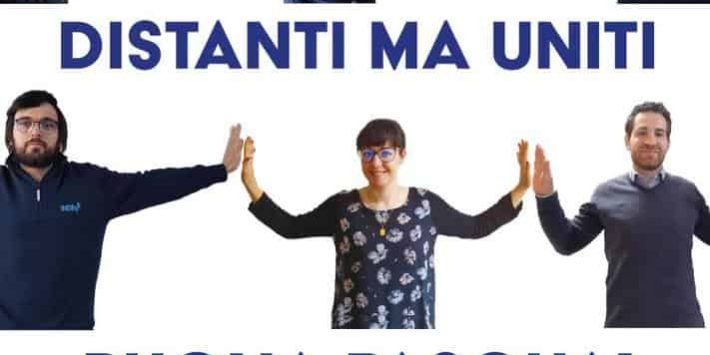 EASTER 2020-Scaglia Indeva people are united to work together even if at distance