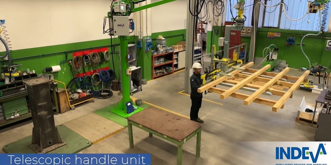 handling wooden pallets